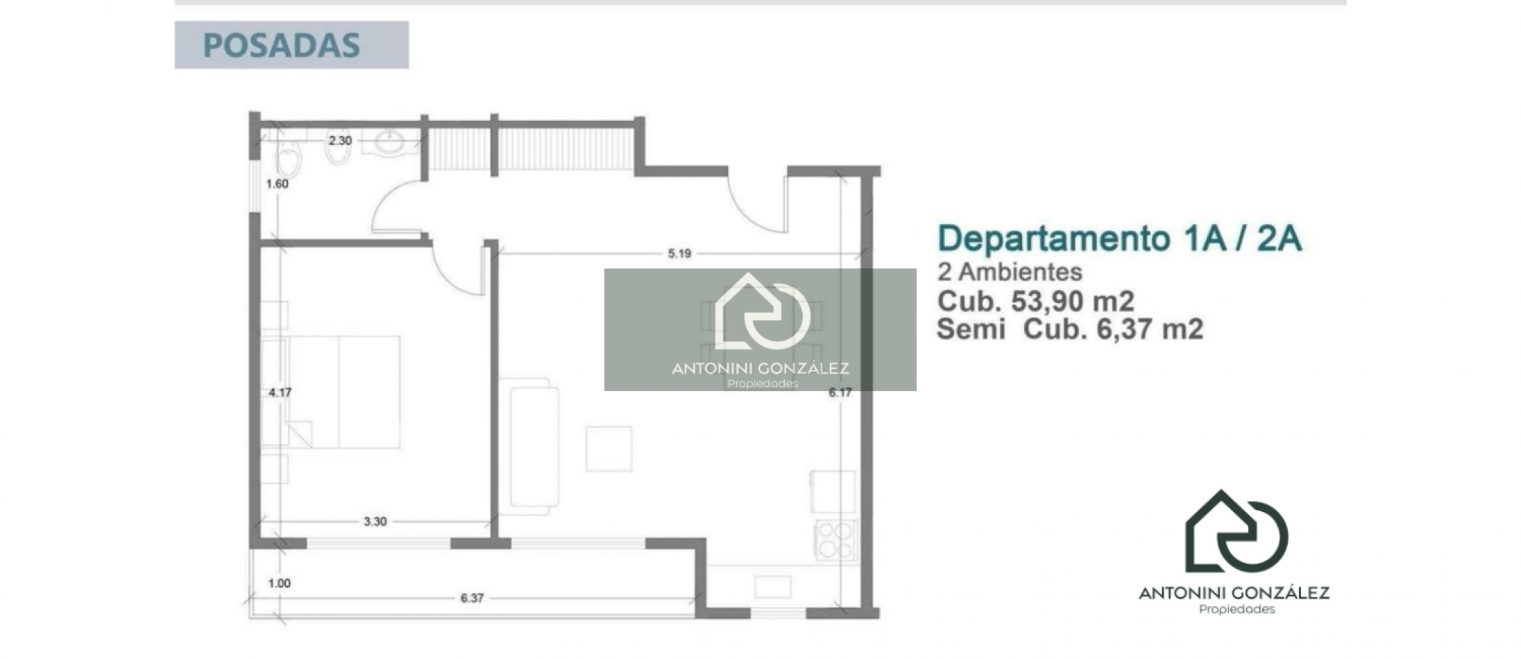 VENTA 2 AMBIENTES ITUZAINGO NORTE