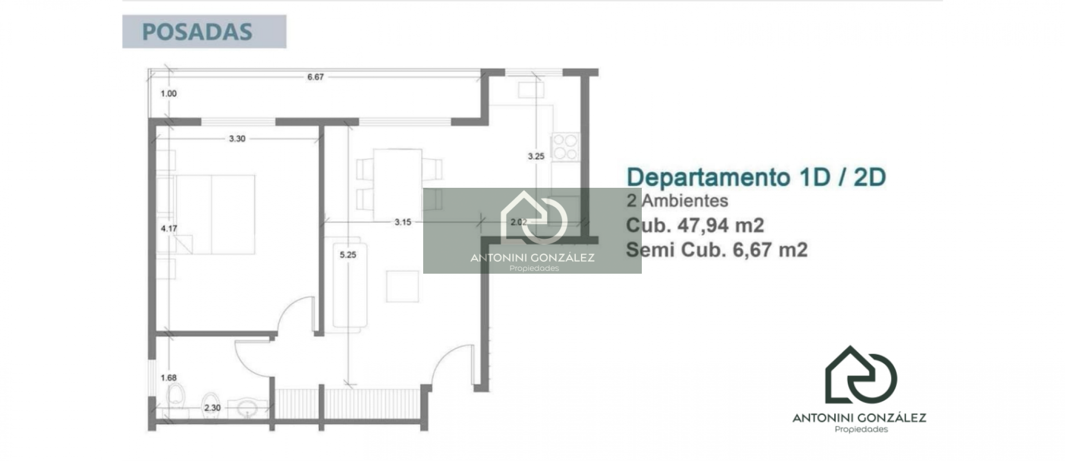 VENTA 2 AMBIENTES ITUZAINGO NORTE